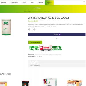 Diseño tienda online herbolario hipócrates INVENZIA